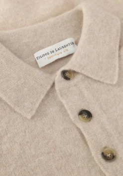 beige filippo de laurentiis trui polo ml