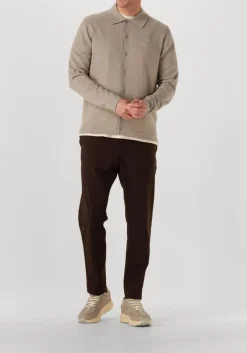 beige filling pieces trui knit dress shirt