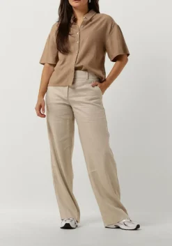 beige fiveunits wijde broek dena