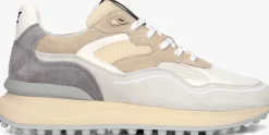 beige floris van bommel lage sneakers sfm-10159 noppi