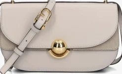 beige furla schoudertas sfera s shoulder bag