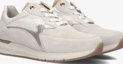 beige gabor lage sneakers 355