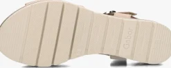beige gabor platte sandalen 083.3