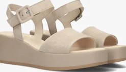 beige gabor sandalen met hak 531