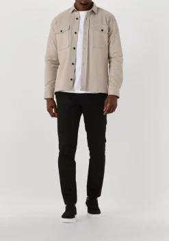 beige genti overshirt midtown relaxed fit