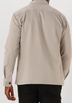 beige genti overshirt midtown relaxed fit