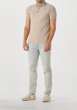 beige genti polo polo 3 button ss j2001-1212