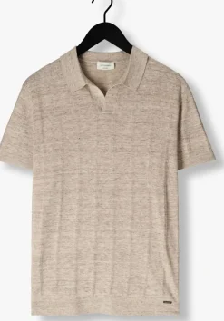 beige gentiluomo polo polo no button ss k2020-275