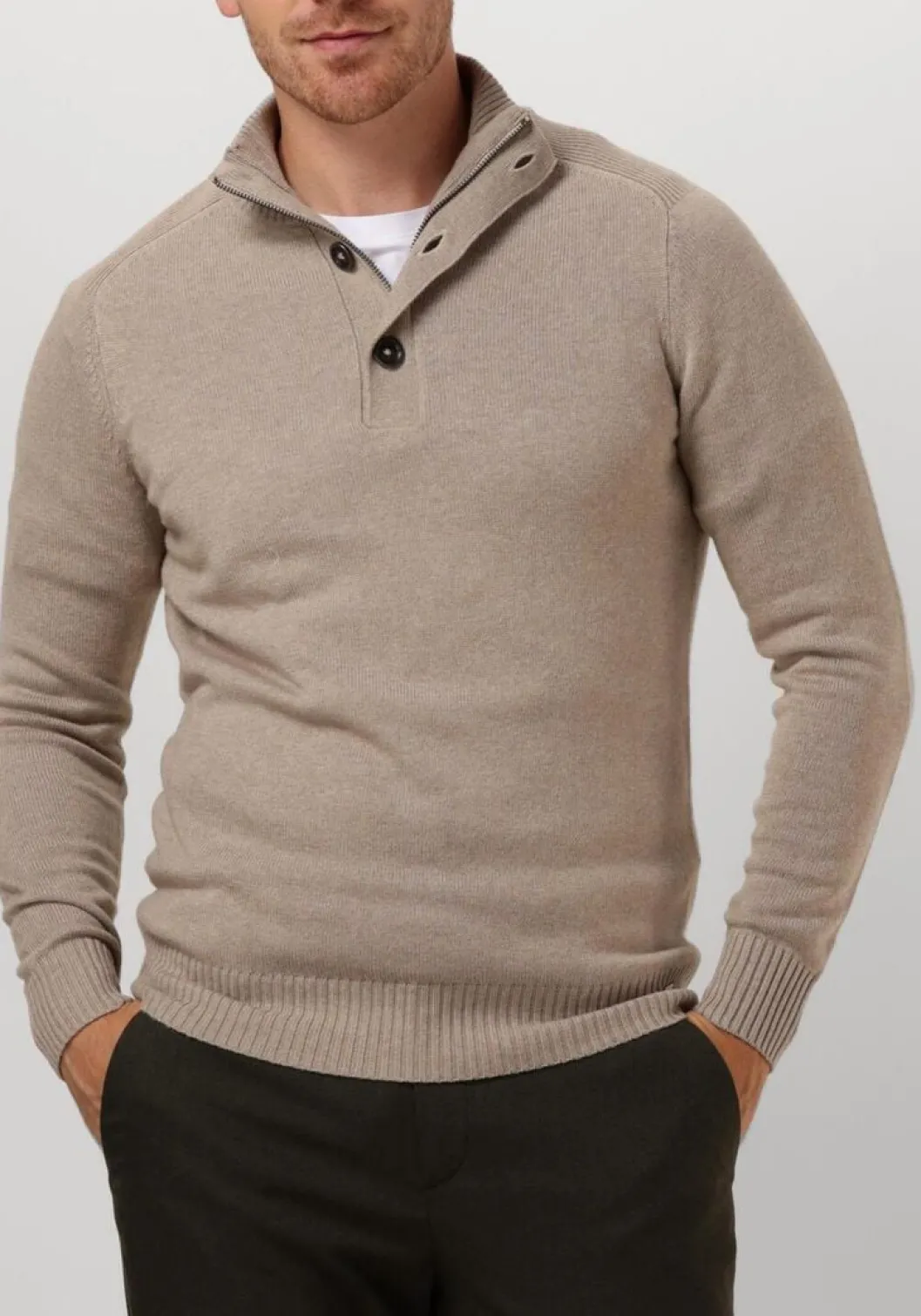 beige gentiluomo trui k1125-276