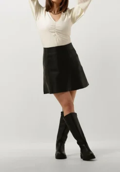 beige gestuz blouses rifagz v-neck blouse