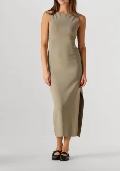 beige gestuz maxi jurk gzbriana dress