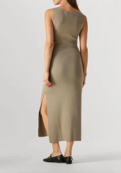 beige gestuz maxi jurk gzbriana dress