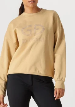 beige goldbergh sweater alessandra crew neck sweater