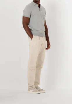 beige greve lage sneakers wave