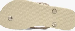 beige havaianas teenslippers slim dames
