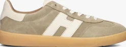 beige hogan lage sneakers cool allacciato h