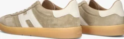 beige hogan lage sneakers cool allacciato h
