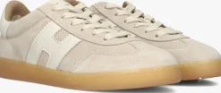 beige hogan lage sneakers hogan cool allacciato h