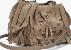 beige hogan schoudertas h01r hocket mini frange