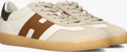 beige hogan sneakers hogan cool allacciato h