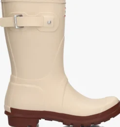 beige hunter regenlaarzen womens original short