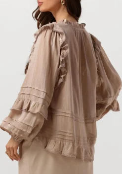 beige ibana blouses tarlotte