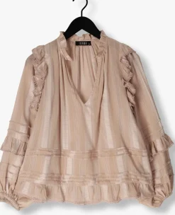 beige ibana blouses tarlotte