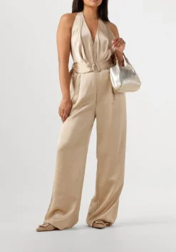 beige ibana jumpsuit olesia