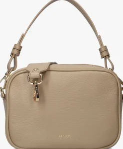 beige janice schoudertas bruce