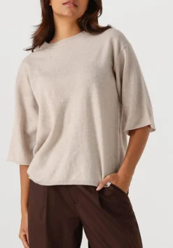 beige knit-ted top mer