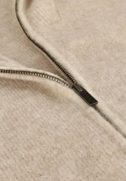 beige knit-ted vest may