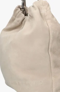 beige liebeskind schoudertas ruffle hobo m