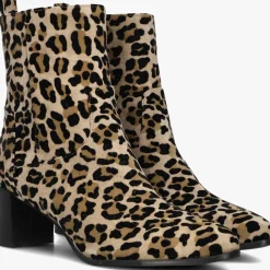 beige lina locchi enkellaarsjes 8543