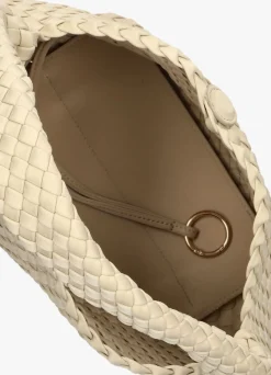 beige marrea schoudertas bucket