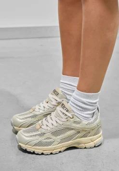 beige mercer amsterdam lage sneakers the re-run champagne