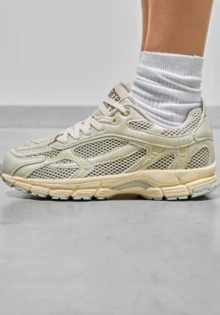 beige mercer amsterdam lage sneakers the re-run champagne