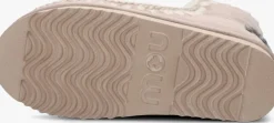 beige mou vachtlaarzen eskimo 18 glitter logo
