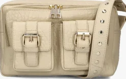 beige núnoo schoudertas ellie buckle new zealand