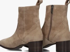 beige notre-v enkellaarsjes 63231