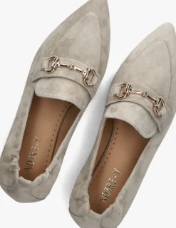 beige notre-v loafers 8015