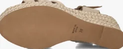 beige notre-v sandalen met hak as-14372