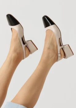 beige notre-v slingbacks 08-224