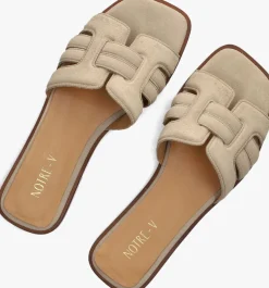 beige notre-v slippers as-16301