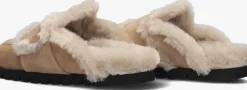 beige nubikk instappers teddy fur