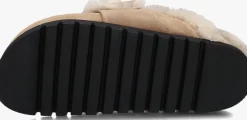 beige nubikk instappers teddy fur
