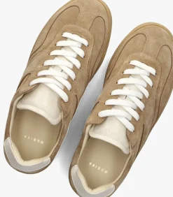 beige nubikk lage sneakers ray owen