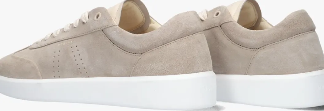 beige nubikk lage sneakers joro liber