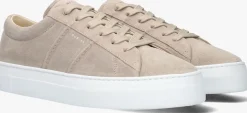 beige nubikk lage sneakers jagger morris