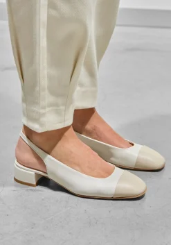 beige odare slingbacks girona