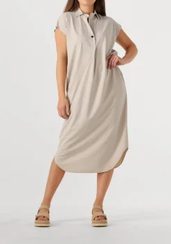 beige penn & ink mini jurk dress